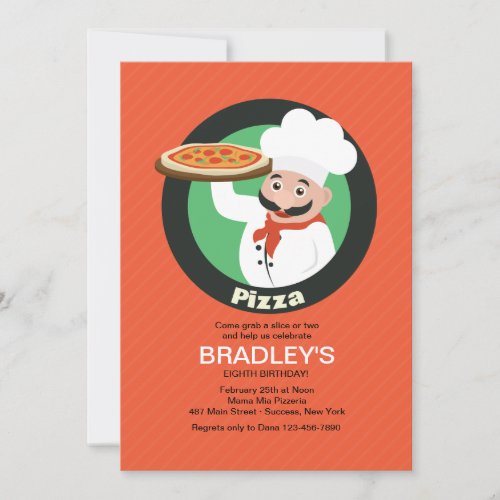 Pizza Party Invitation