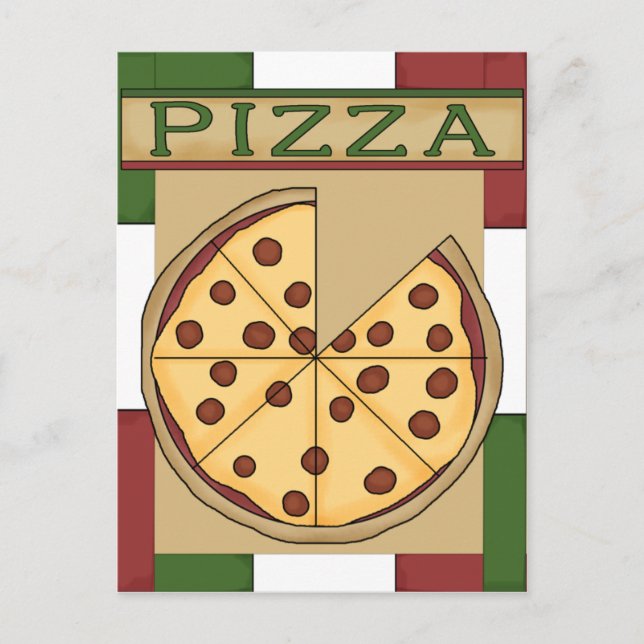 Pizza Party Invitation (Front)