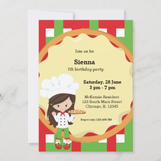 Pizza Party Invitation