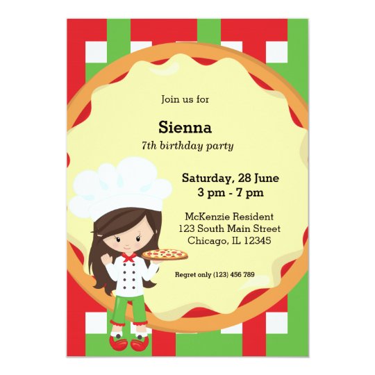 pizza party invitation zazzle com