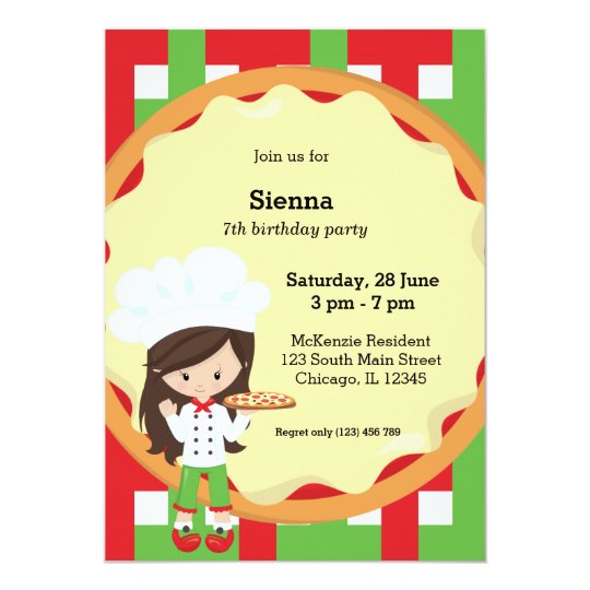 Pizza Making Party Invitation 7