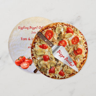 pizza party invitation