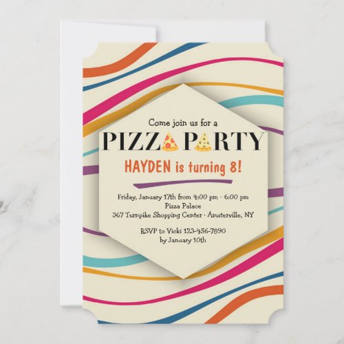 Pizza Party Invitation