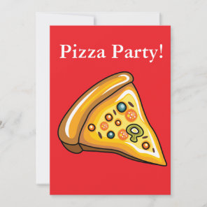 Pizza Party Invitation