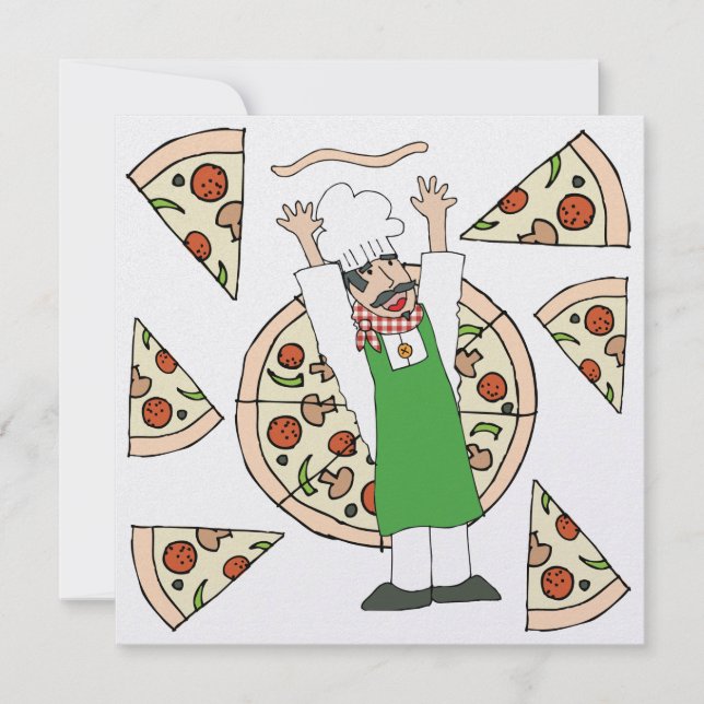 Pizza Party Invitation - SRF (Front)