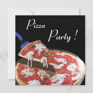 PIZZA PARTY, ITALIAN KITCHEN dinner, brunch Invitation