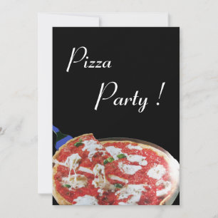 PIZZA PARTY, ITALIAN KITCHEN dinner, brunch Invitation