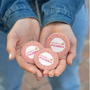 Pizza Party Kids Birthday Button