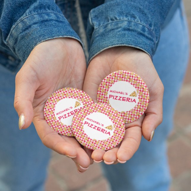 Pizza Party Kids Birthday Button (Creator Uploaded)