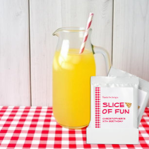 Pizza Party Kids Birthday Lemonade Drink Mix