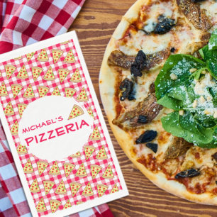 Pizza Party Kids Birthday Paper Guest Towels