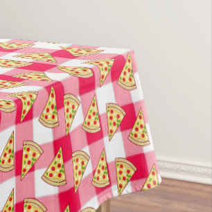 Pizza Party Kids Birthday Tablecloth