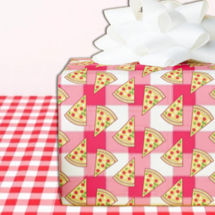 Pizza Party Kids Birthday Wrapping Paper
