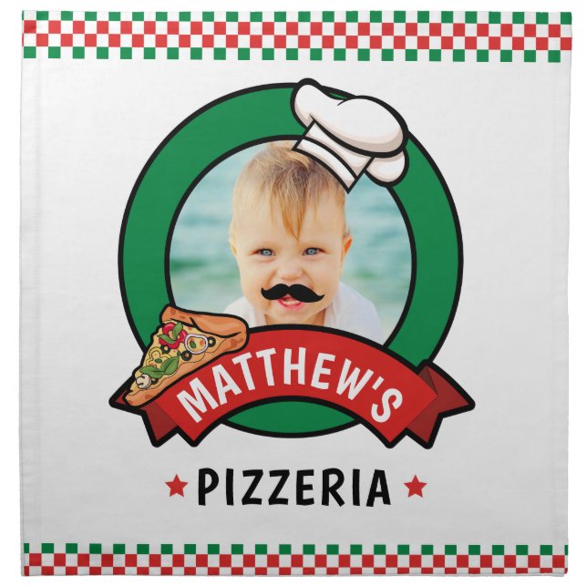 Pizza Party Napkins (Front)
