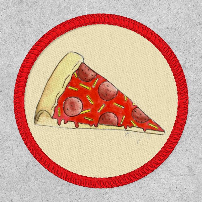 Pizza Party New York City Pepperoni Slice Foodie Patch (Front)