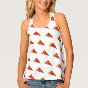 Pizza Party New York City Pepperoni Slice Foodie Tank Top
