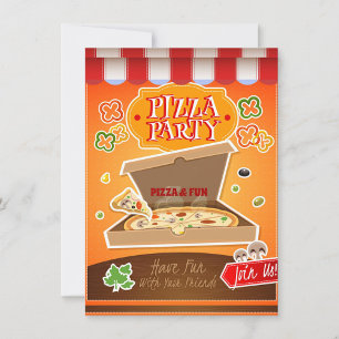 Pizza Party Note Card