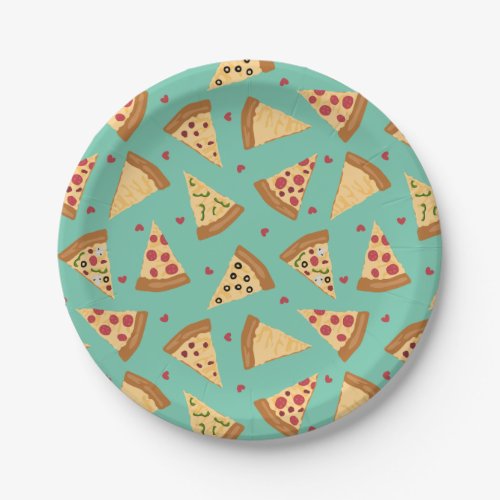 Pizza Party Paper Plate