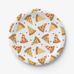 Pizza Party Paper Plate