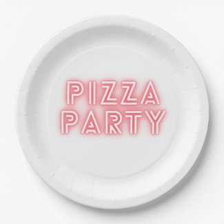 Pizza Party  Paper Plates