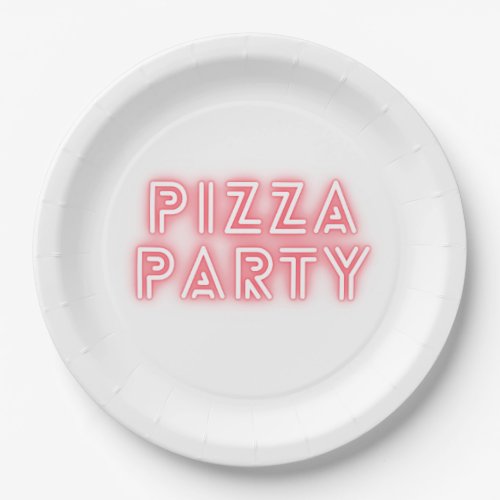 Pizza Party  Paper Plates