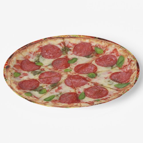 Pizza Party Party Goods Paper Plate