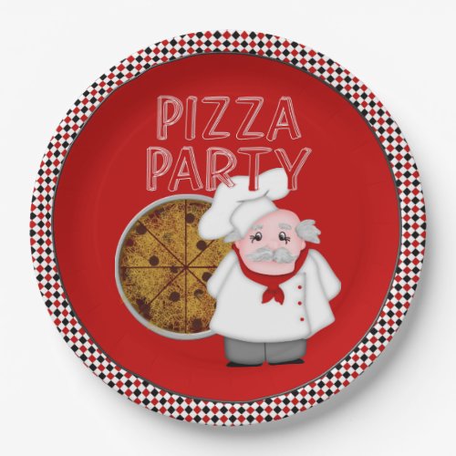 Pizza Party Style 1 _Paper Party Plates