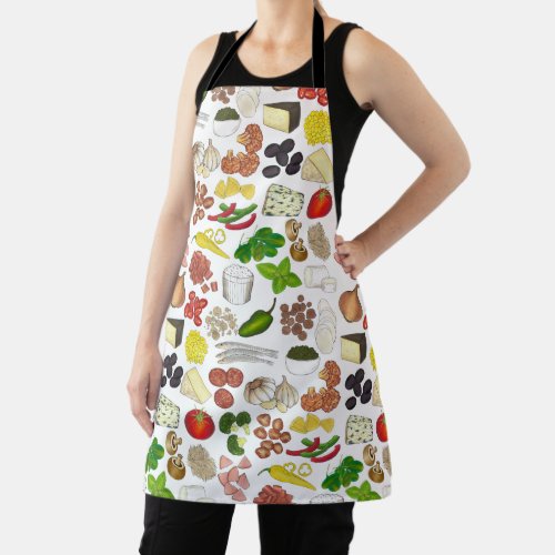 Pizza Party Toppings Italian Food Pizzeria Pie Apron