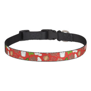 Pizza Party Toppings Italian Restaurant Pizzeria Pet Collar