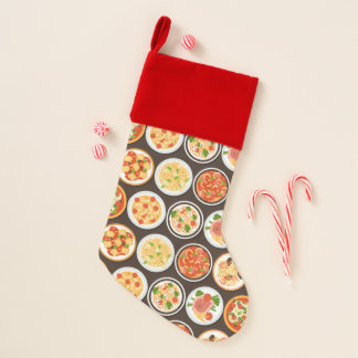 Pizza, pasta, delicious Italian food Christmas Stocking