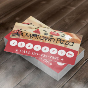 Pizza Pasta Restaurant Custom Photo Loyalty