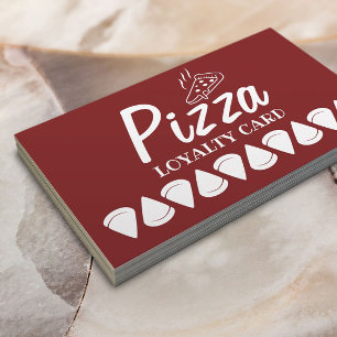 Pizza Pasta Restaurant Loyalty Cards