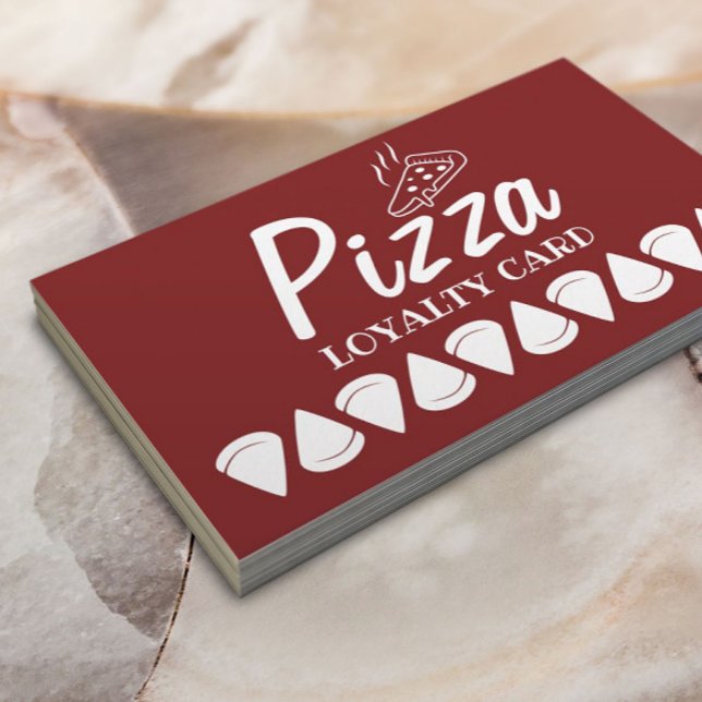 Pizza Pasta Restaurant Loyalty Cards (Creator Uploaded)