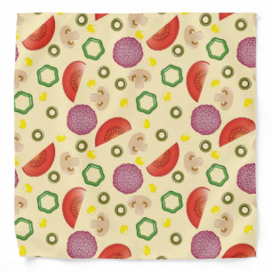 Pizza Pattern 2 Bandana
