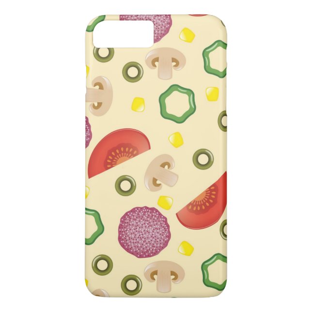 Pizza Pattern 2 Case-Mate iPhone Case (Back)