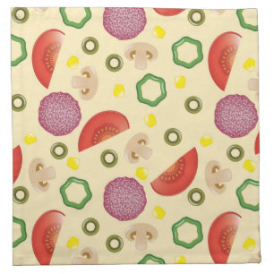 Pizza Pattern 2 Cloth Napkin