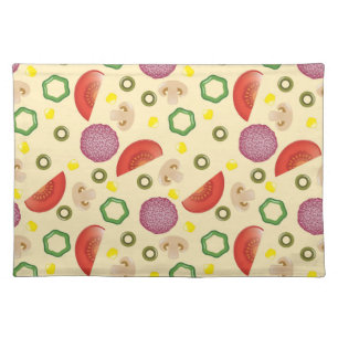 Pizza Pattern 2 Cloth Placemat