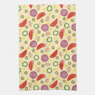 Pizza Pattern 2 Kitchen Towel