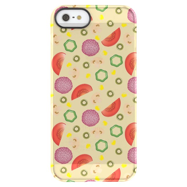 Pizza Pattern 2 Uncommon iPhone Case (Back)
