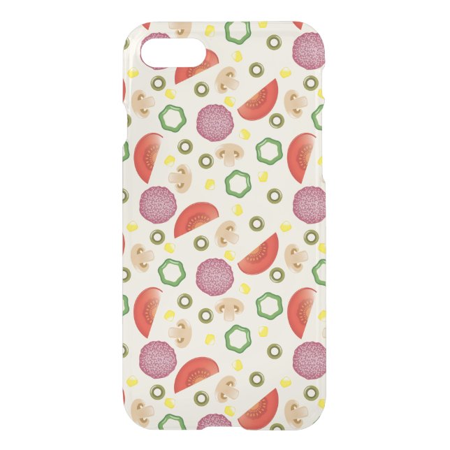 Pizza Pattern 2 Uncommon iPhone Case (Back)