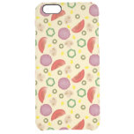 Pizza Pattern 2 Clear iPhone 6 Plus Case