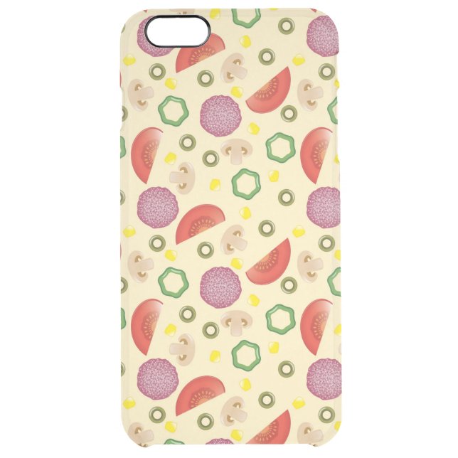 Pizza Pattern 2 Uncommon iPhone Case (Back)
