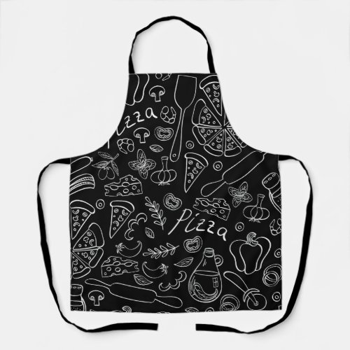 Pizza Pattern Apron