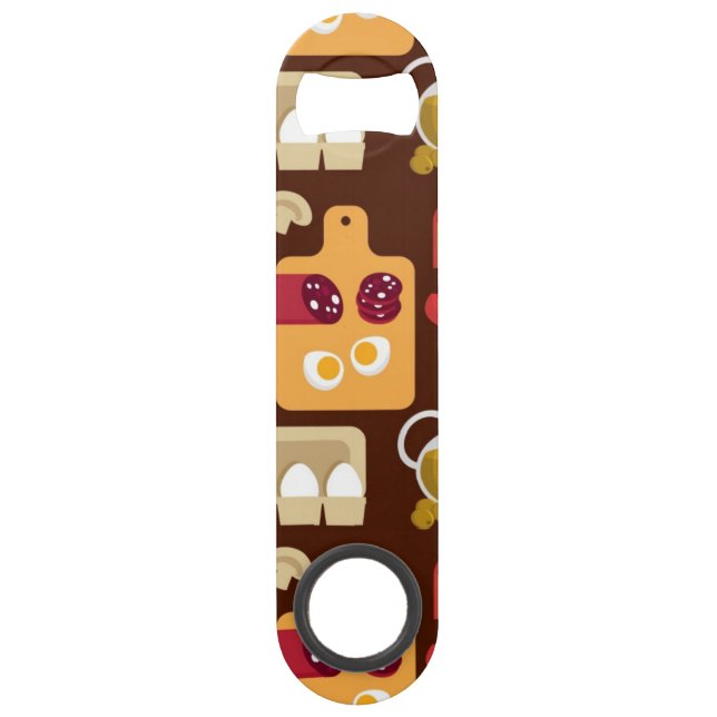 Pizza Pattern Bar Key (Front)