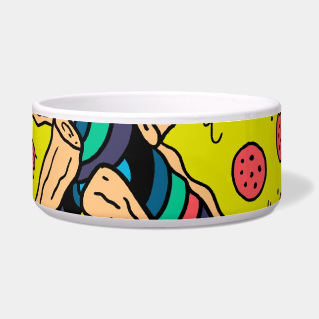 Pizza pattern bowl (Front)