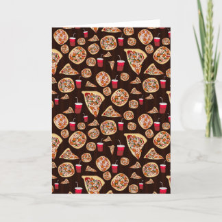 Pizza Pattern Card