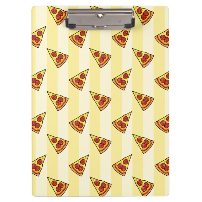 Pizza Pattern Clipboard (Front)