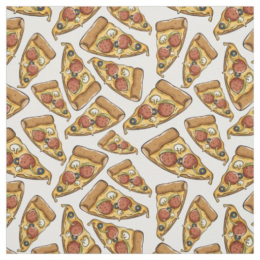 Pizza Pattern fabric