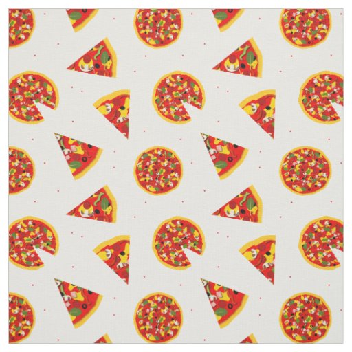 Pizza Pattern Fabric