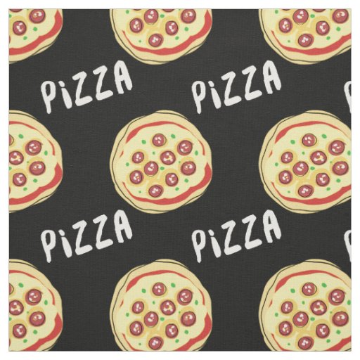 Pizza Pattern Fabric